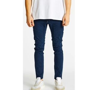 NXP Navy Radar Drawstring Chino Pants